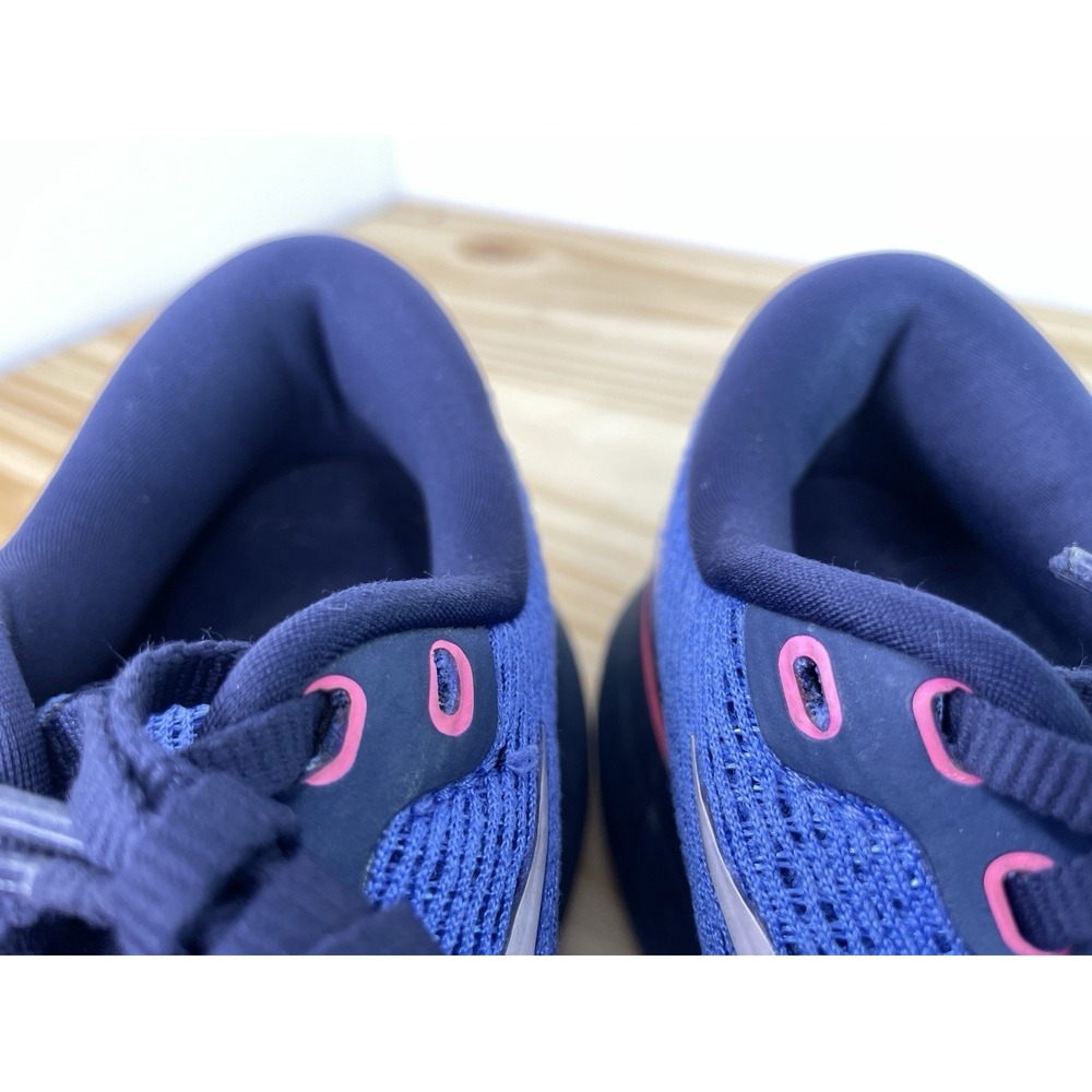 Brooks Ghost 15 1203801B469 Women's 7.5 Running Shoes Blue Peacoat Pink Sneakers - Picture 8 of 14